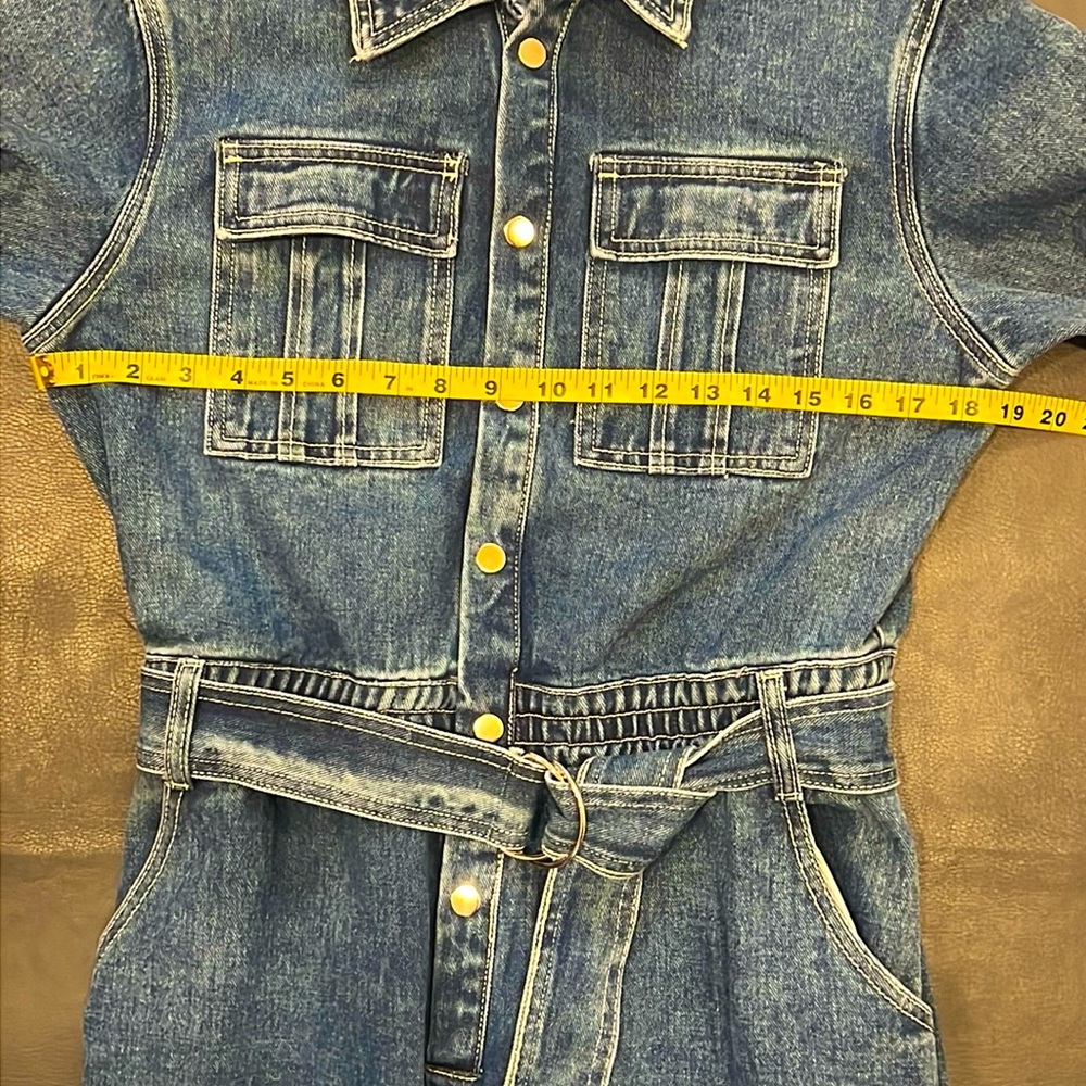Fashion Nova Day Trips Denim Jumpsuit - Picture 8 of 10